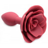 Master Series Plug Bijou Silicone Booty Blum avec Rose 7.5 x 3cm